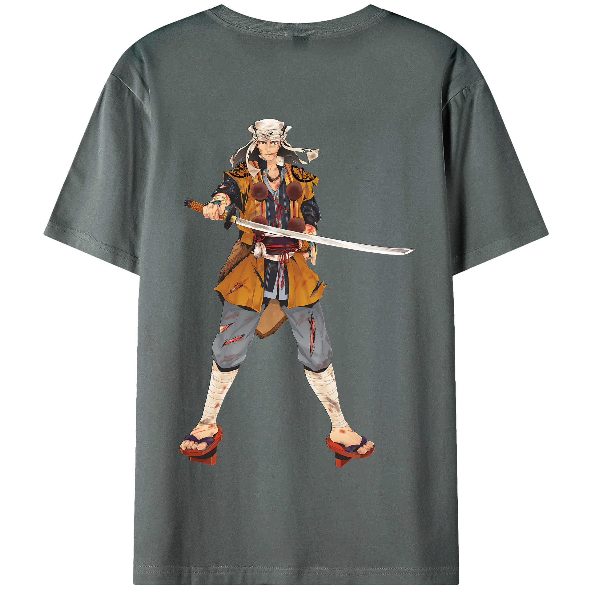 （画像用） 刀剣乱舞 Touken Ranbu 綿100％半袖Tシャツ（背面プリント）